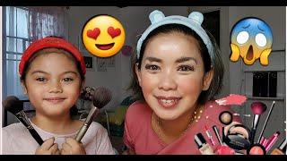 DAUGHTER DOES MY MAKE UP | DIVA | YNATREVS vlog #6