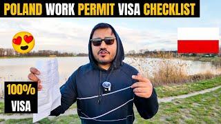 POLAND WORK PERMIT VISA CHECKLIST| How to Get Poland Work Visa from India| Fully Explained!!