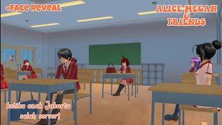 ALICE MEGAN & FRIENDS [KETIKA ANAK JAKARTA SALAH SERVER] ||SAKURA SCHOOL SIMULATOR