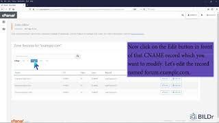 23 How to edit or delete CNAME Record in cPanel using the DNS Zone Editor