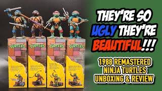 They're so ugly, they're beautiful!!! Playmates TMNT 1988 Remastered Turtles Review