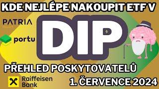 KDE SI V ČERVENCI ZALOŽIT DIP NA NÁKUP ETF?! Přehled Poskytovatelů DIPu s Nabídkou ETF v Červenci