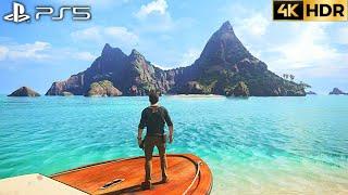 Uncharted 4: A Thief's End (PS5) 4K HDR Gameplay Chapter 12: At Sea