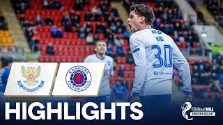 St Johnstone 0-1 Rangers | Tavernier Forces Decisive Own Goal | William Hill Premiership