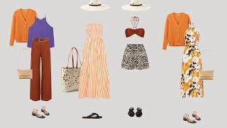 Easy Travel Capsule Wardrobe Creation: City, Beach or Active Vacation Outfits