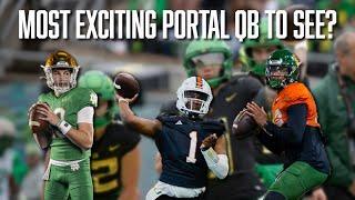 Taylor McHargue: What Transfer QB Will Be the Most Exciting to Watch in the 2024 Season? | CFB