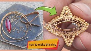 how to make a gold ring - how its made jewellery