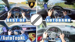 BEST of SUPERCARS on AUTOBAHN #1 [NO SPEED LIMIT!] by AutoTopNL