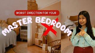 Directions to avoid for master bedroom?