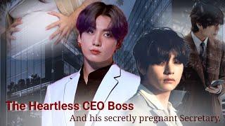 [ part -1 ]  Heartless ceo Boss and his Secretly Pregnant secretary // taekook cold ceo Ff top kook