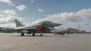 The Finns are filling up using a German flying gas station.