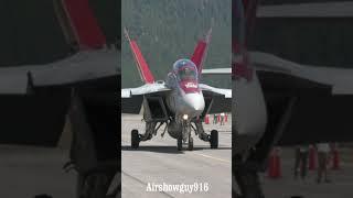 F-18 Super Hornet arrives at Truckee Tahoe Airshow. 2024