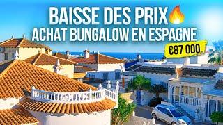 Baisse des prix € 87 000 Bungalow á vendre en Espagne (Costa Blanca)