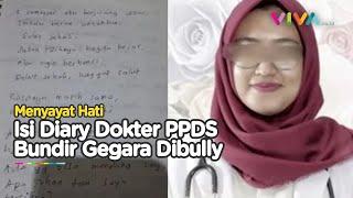 Rintihan Dokter Aulia Sebelum Akhiri Hidupnya: Tak Sanggup Lagi