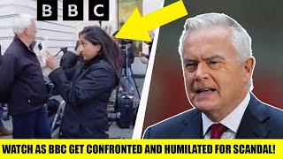 The BBC Gets The KARMA IT DESERVES As Man Confronts Journalist At Huw Edwards Sentencing!