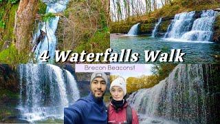 Four Waterfalls Walk in WINTER | Brecon Beacons | WALES