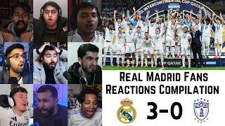 REAL MADRID Fans Reactions to Winning the FIFA INTERCONTINENTAL CUP FINAL 2024 | 18-12-2024