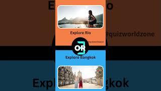 QUIZ THE CITY YOU WANT TO VISIT IN THE WORLD #funquiz #quizshorts #quiz #quizviral #triviatime