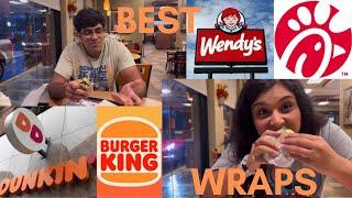 Which Chicken Wrap is truly the BEST?? (Burger King, Chick-Fil-A, Wendy’s, Dunkin’)