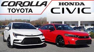 2025 Honda Civic vs 2025 Toyota Corolla | Which One Is The Best Compact Sedan?