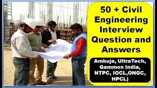 50 + Civil Engineer Interview || Civil Engineering Interview Questions || Civil Engineering