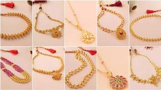 New gold necklace design with price/gold pendant design/Seethal jewellery