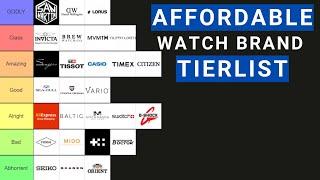 Affordable Watch Brand Tier List