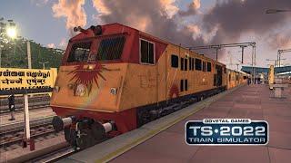 KYN #WDP3A pulling MAS - MDU #TejasExpress Full HD