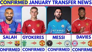 THE LATEST CONFIRMED TRANSFER NEWS AND RUMOURS TRANSFERS 2024|SALAH, GYOKERES, DAVIES, MESSI