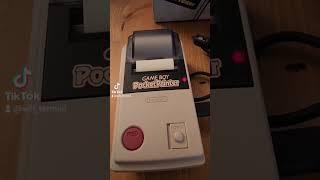 Testing game boy pocket printer with the original paper