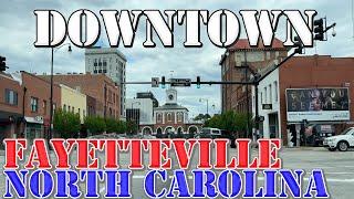 Fayetteville - North Carolina - 4K Downtown Drive