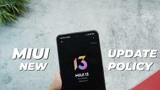 Xiaomi Miui New Update Policy Announced | Miui System Version Adjustment | Miui 13 Android 13