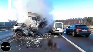 200 Tragic Moments! Stupid Truck Driver's Actions Result In Horrific Car Crashes | Idiots In Cars