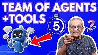 Build a Team of Agents Plus 3 Tools for AI Chatbots in 10 Minutes!