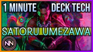 One Minute Deck Tech: Satoru Umezawa | Magic the Gathering #Shorts