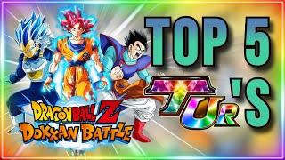 The Top 5  ⭐STRONGEST⭐ TURS in Dokkan Battle!