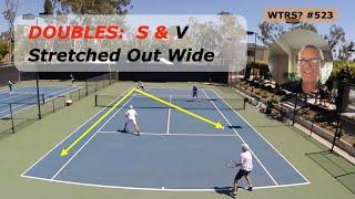 Tennis Doubles Serve & Volley. NASTY Return of Serve.  What's The Right Shot?  # 523