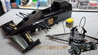 Build the Ayrton Senna Lotus Renault 97T F1 Car 1:8 Scale - Pack 3 - Stage 7-11