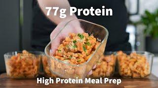 BBQ Chicken Mac & Cheese Meal Prep | Perfect For Bulking | High Protein