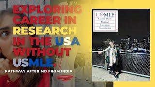 Is is possible coming to USA without USMLE after MD ??? On a paid position