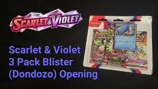 SURF'S UP | Scarlet & Violet 3 Pack Blister Dondozo Opening