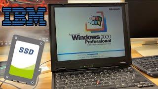 IBM Thinkpad i1200 SSD Upgrade and Windows 2000 Install