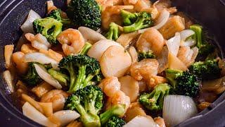 Shrimp with Chinese Vegetables