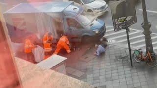 Augenzeugenvideo zeigt Überfall: Geldtransporter mitten am Tag am Berliner Kurfürstendamm ausgeraubt