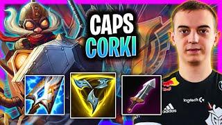 CAPS IS INSANE WITH CORKI! | G2 Caps Plays Corki Top vs Mordekaiser!  Season 2024