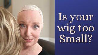 Was the wig too small?  Here is how to find the right fit.