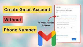 How To Create Gmail Account Without Phone Number Verification | Phone/Laptop