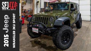 2015 JEEP WRANGLER JKU SPORT MODS | What does SFJ 4x4 drive? | JKS, Hyline Offroad, Superchips