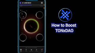 TONxDAO Airdrop -  How To Withdraw TONxDAO ? | Boost 5x TONxDAO Earning