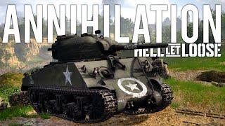 Hell Let Loose - When Your Tank Crew Storms Omaha Beach (Gunner Gameplay)